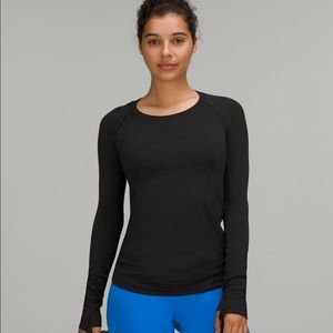 Lululemon Black Swiftly Tech Long Sleeve Top